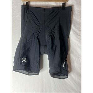 Canari Cycling Shorts Men X- LG Black‎ Nylon Spandex Blend Padded Mountain Bike